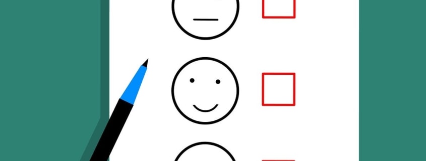 Feedback Liste zum Ankreuzen